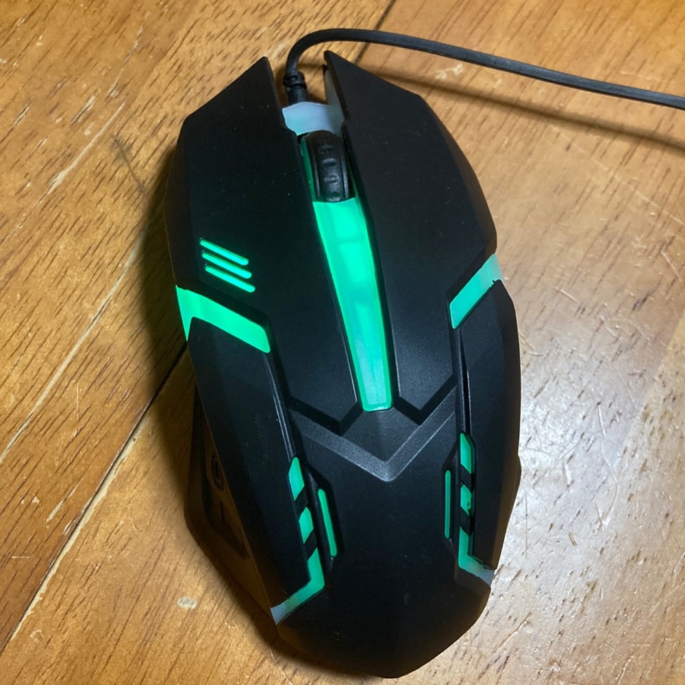 Rgb corded mouse